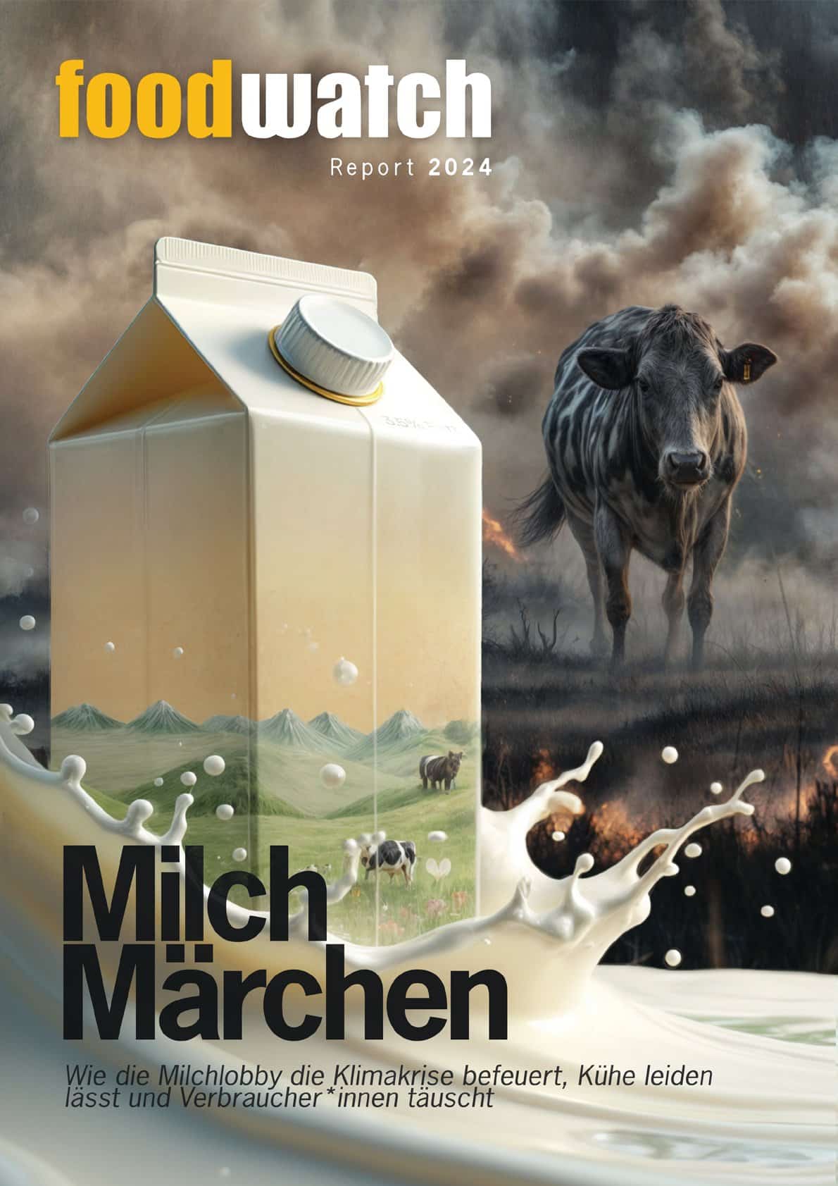 Milchmärchen: Der aktuelle Report von Foodwatch und Faba Konzepte